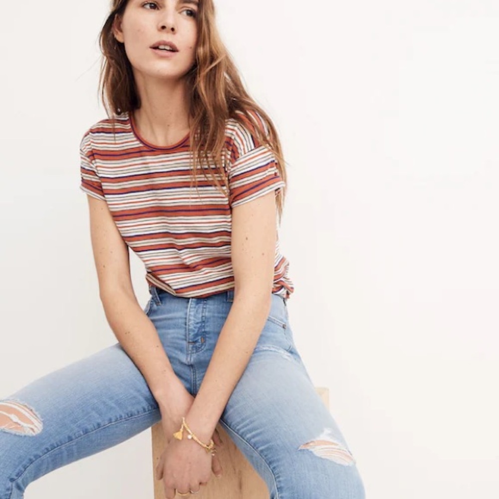 Madewell 9” High Rise Skinny Medium Light Wash size 29